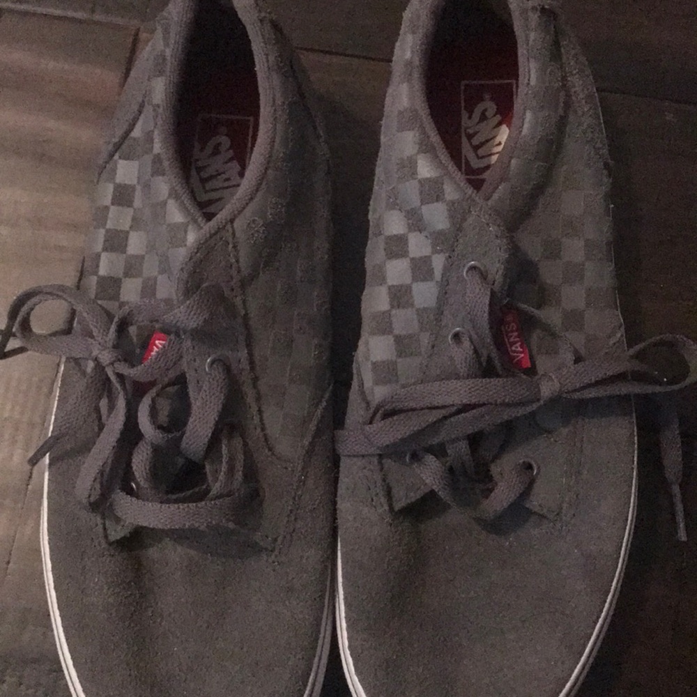 Checkered Grey Vans